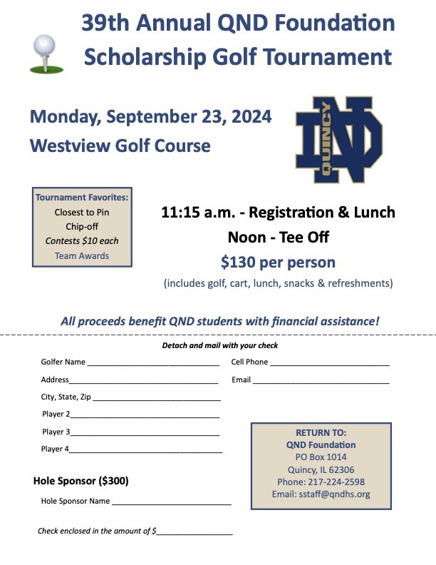 Golf Tournament Flyer 2024